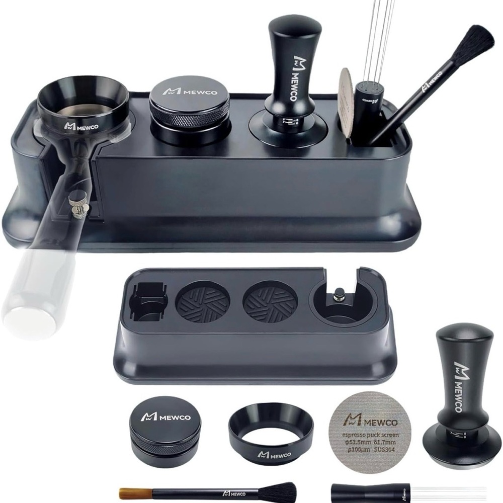 7 Pack Espresso Tamper Station&Coffee Distributor Tamper&Espresso WDT